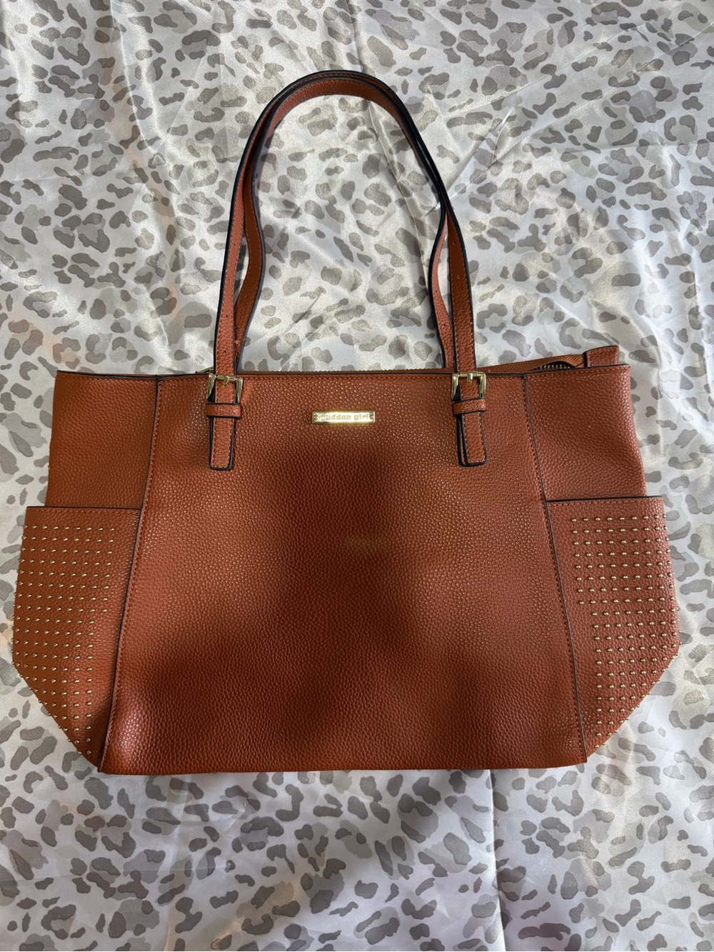 Madden Girl Brown Tote Bag